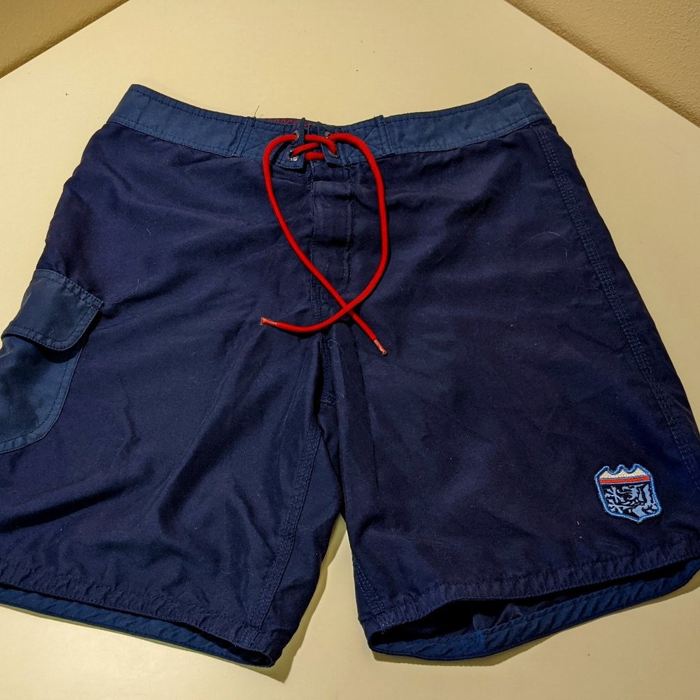 Navy Blue Men's Board Shorts 23"